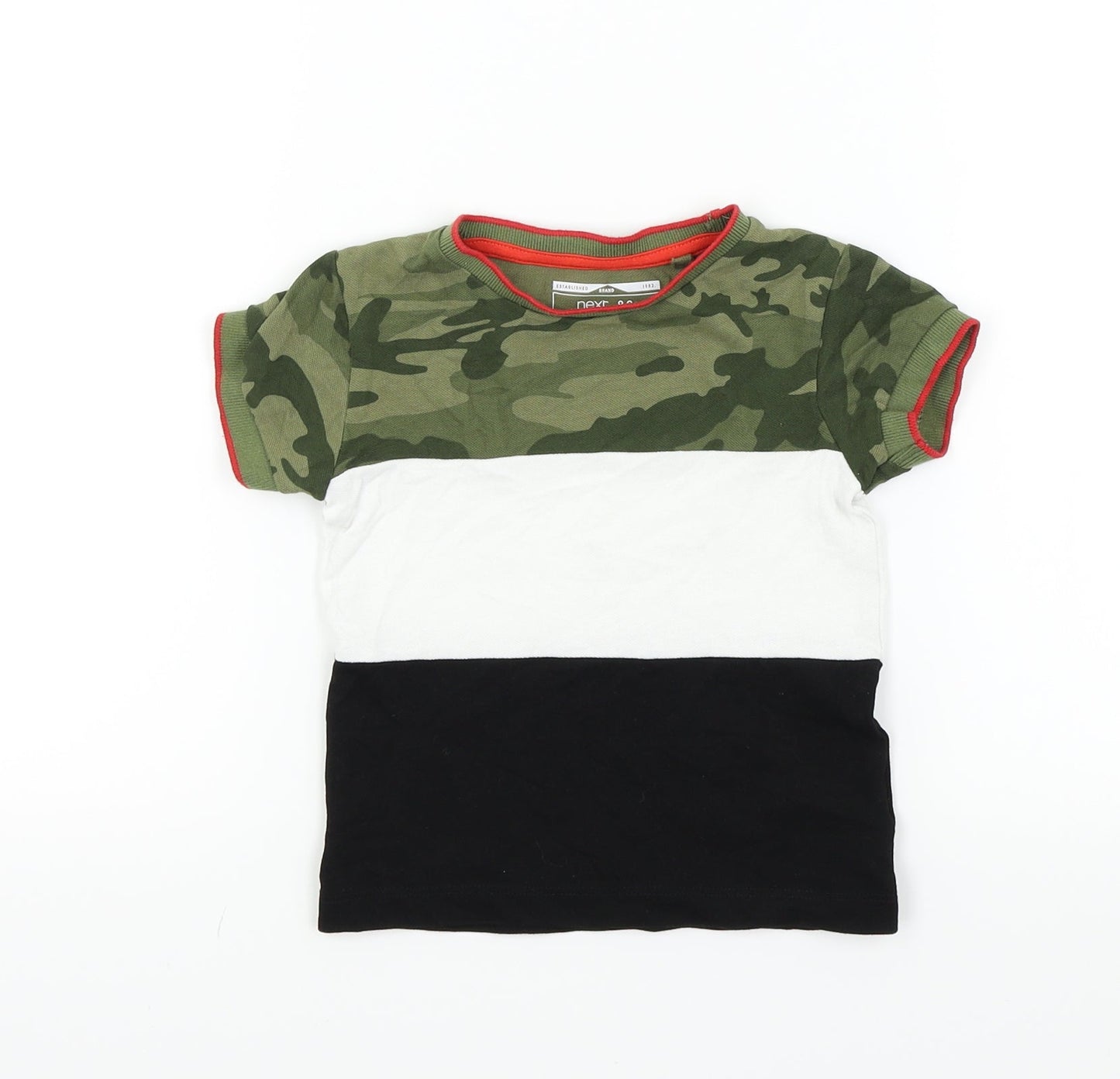 NEXT Baby Multicoloured Striped  Basic T-Shirt Size 12-18 Months
