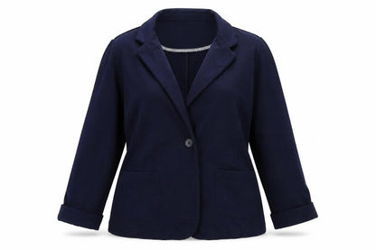 New Look Womens Blue Houndstooth  Jacket  Size 12