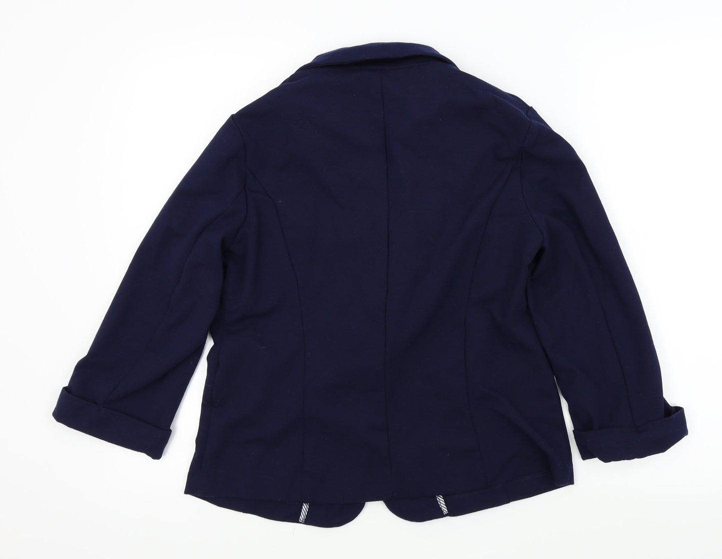 New Look Womens Blue Houndstooth  Jacket  Size 12