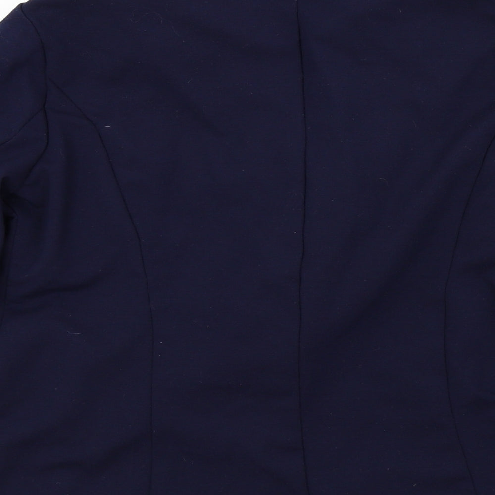 New Look Womens Blue Houndstooth  Jacket  Size 12