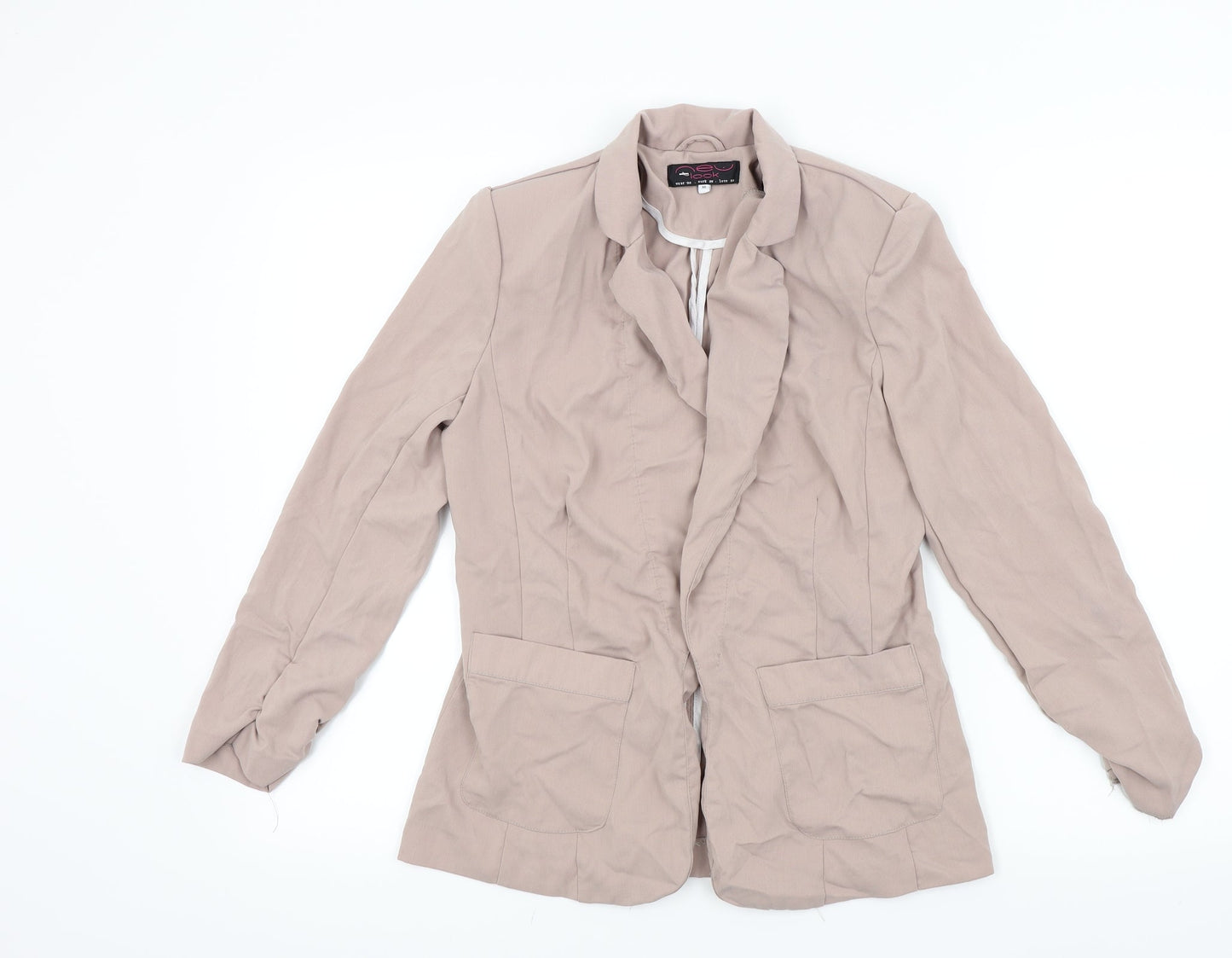 New Look Womens Beige   Gilet Jacket Size 10