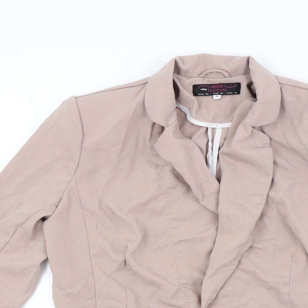 New Look Womens Beige   Gilet Jacket Size 10