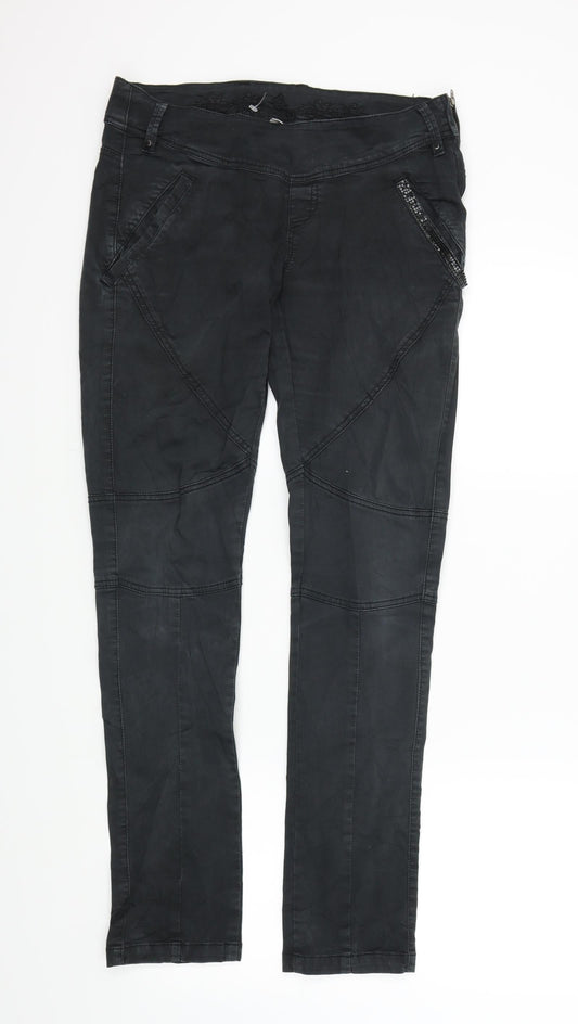 Preworn Womens Black   Skinny Jeans Size M L30 in
