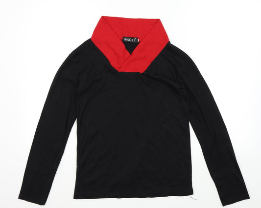 WSGYJ Womens Black   Pullover Jumper Size M
