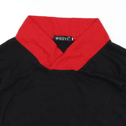 WSGYJ Womens Black   Pullover Jumper Size M