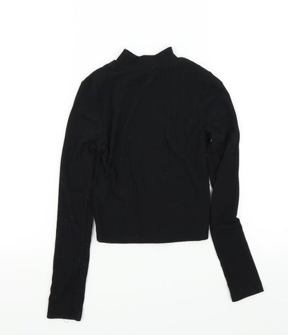New Look Girls Black   Basic T-Shirt Size 10 Years