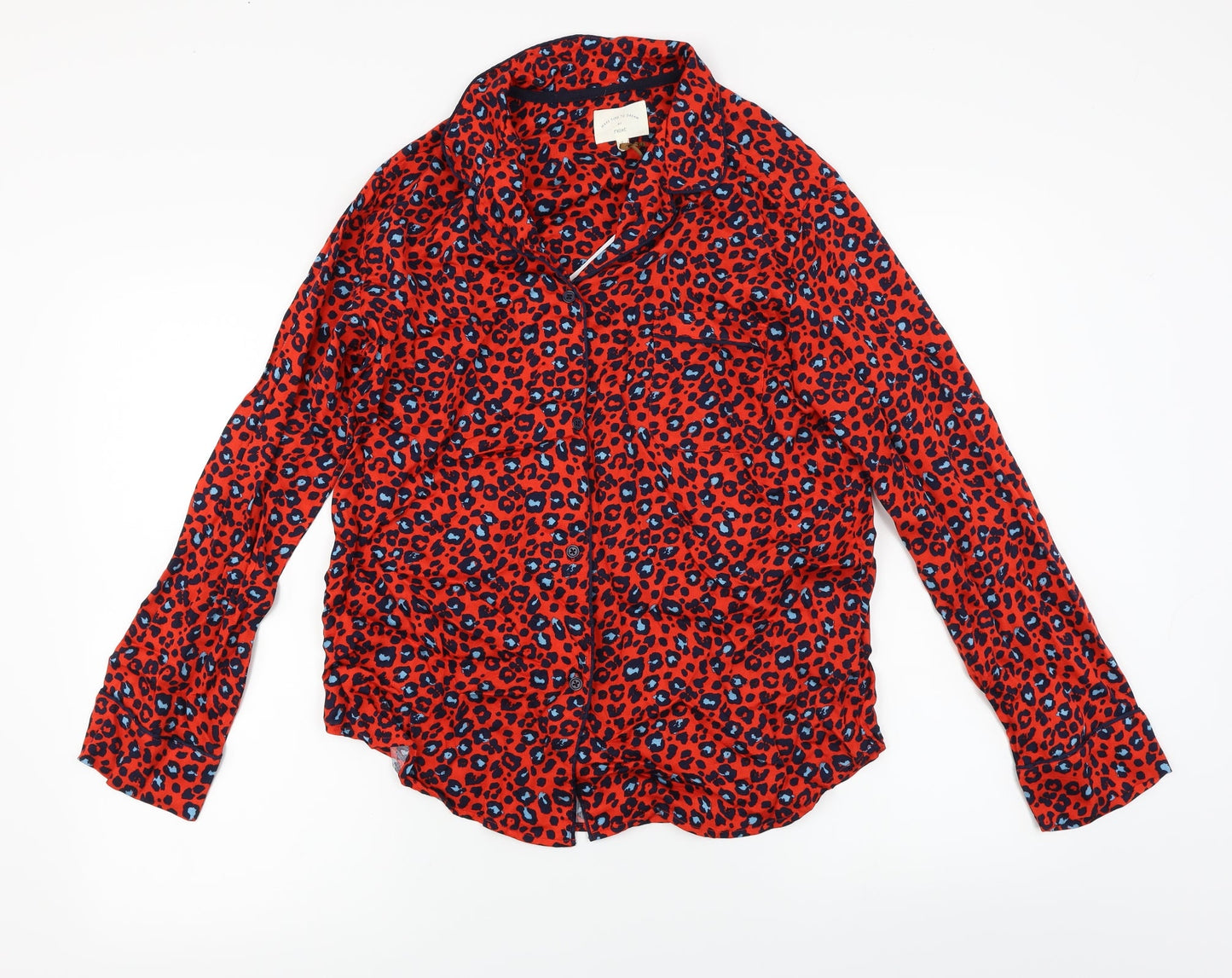 NEXT  Womens Red   Basic Button-Up Size 10