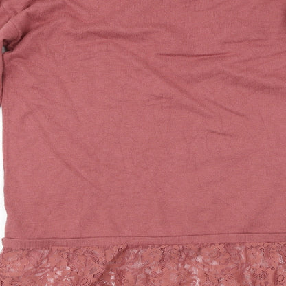 Next  Womens Pink   Pullover Jumper Size 8