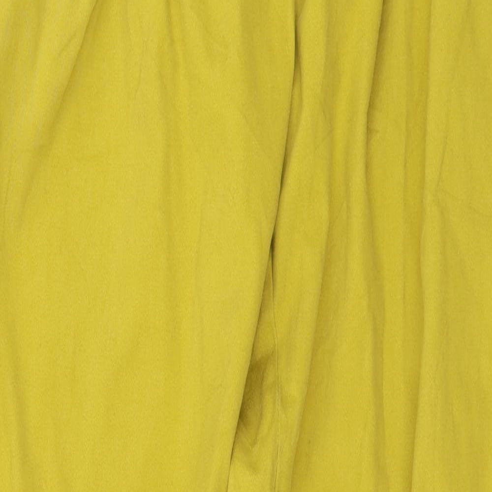 Preworn Womens Yellow   Trousers  Size L L26 in