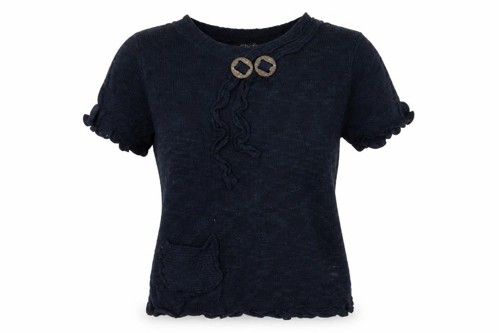 cashmia Womens Blue   Pullover Jumper Size S
