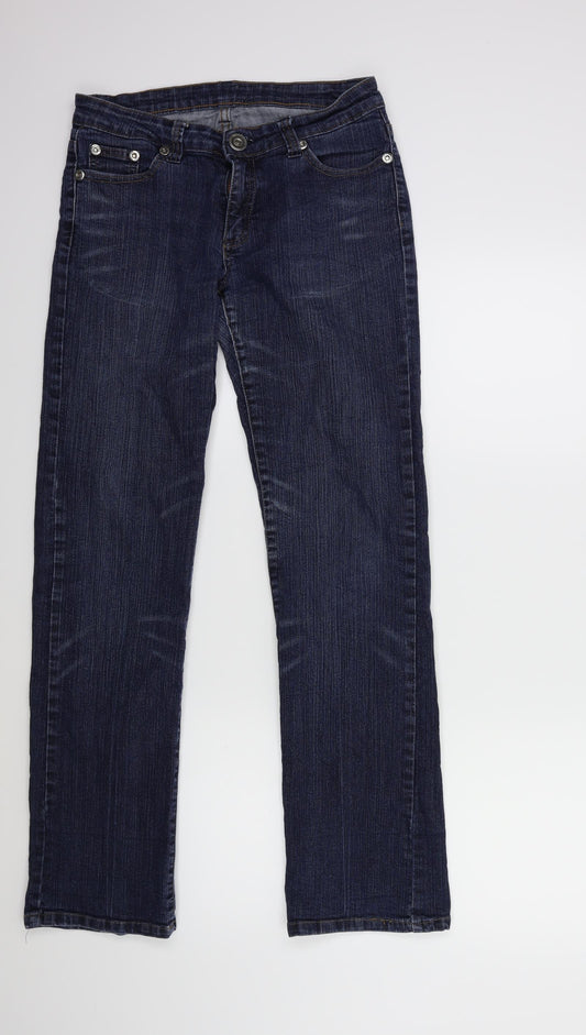 sugar and spice Womens Blue  Denim Straight Jeans Size 28 in L29 in