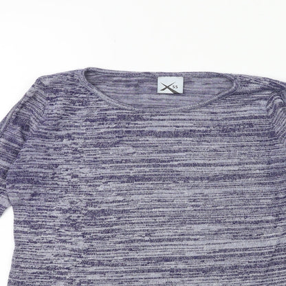 X Womens Blue   Pullover Jumper Size S  - Open Shoulder