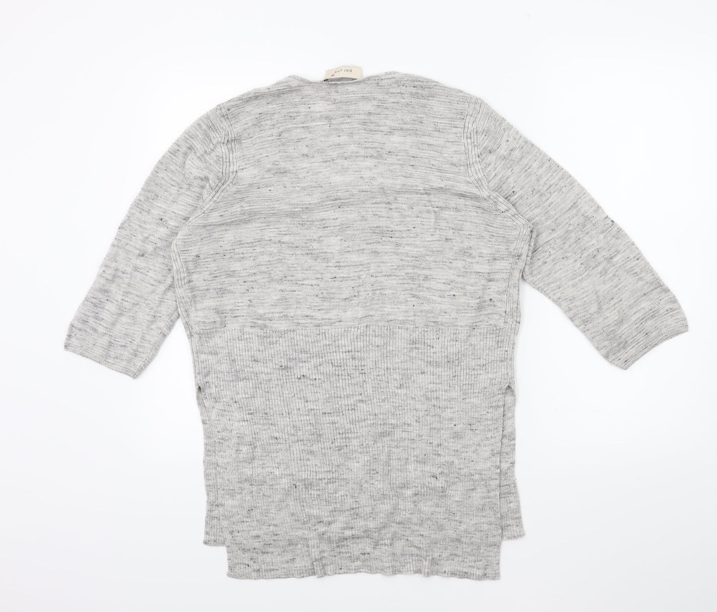 Marks and Spencer Womens Grey  Knit Pullover Jumper Size 14