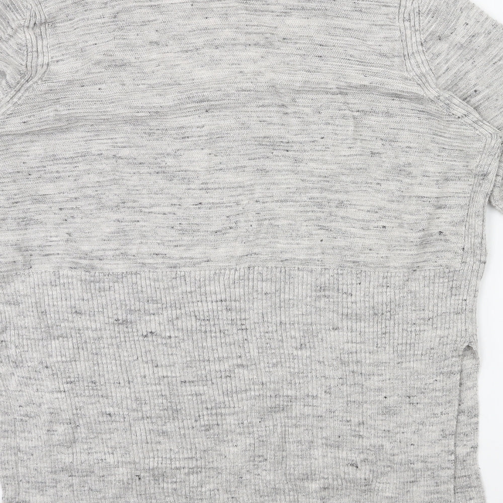 Marks and Spencer Womens Grey  Knit Pullover Jumper Size 14