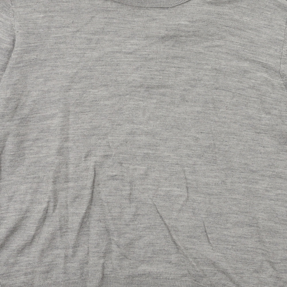 Tailor & Cutter Mens Grey  Knit Pullover Jumper Size XL