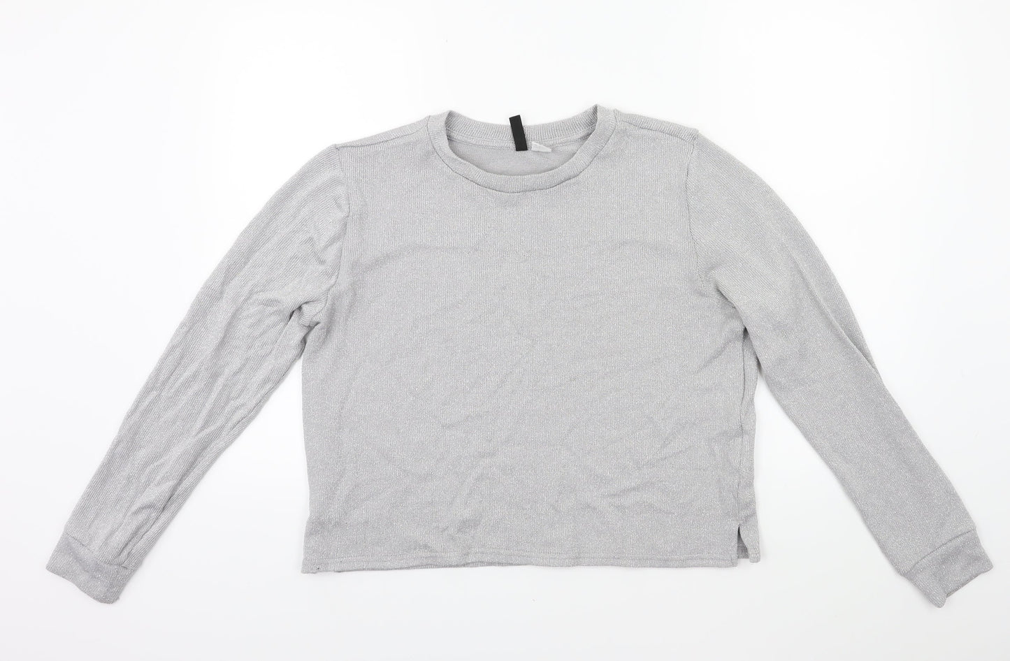 H&M Womens Green  Knit Pullover Jumper Size M