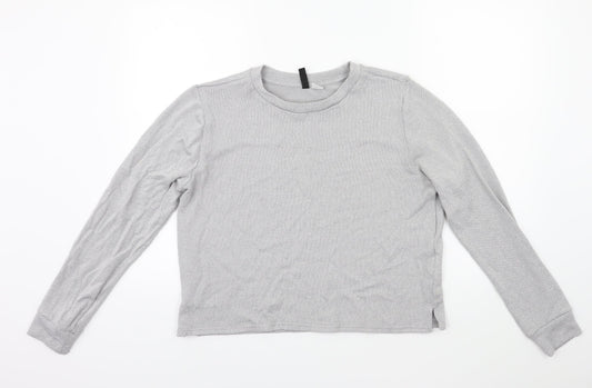H&M Womens Green  Knit Pullover Jumper Size M