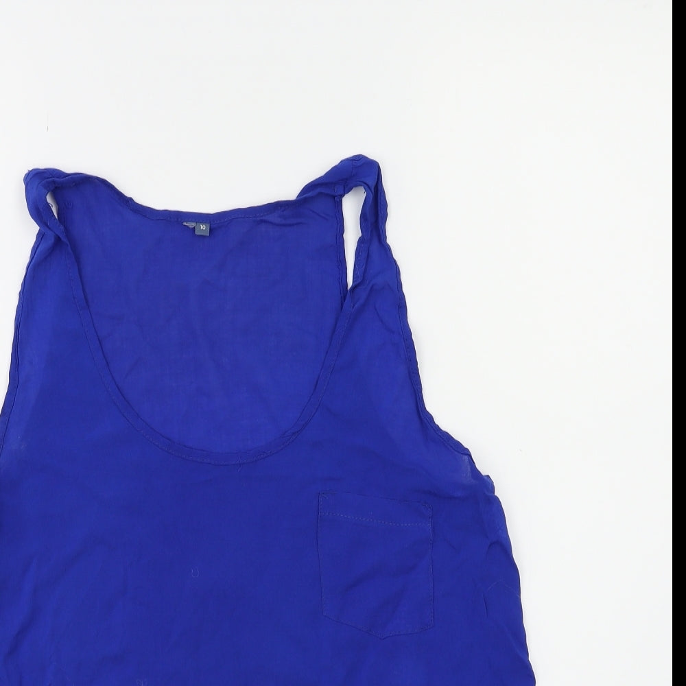 Preworn Womens Blue   Basic Tank Size 10