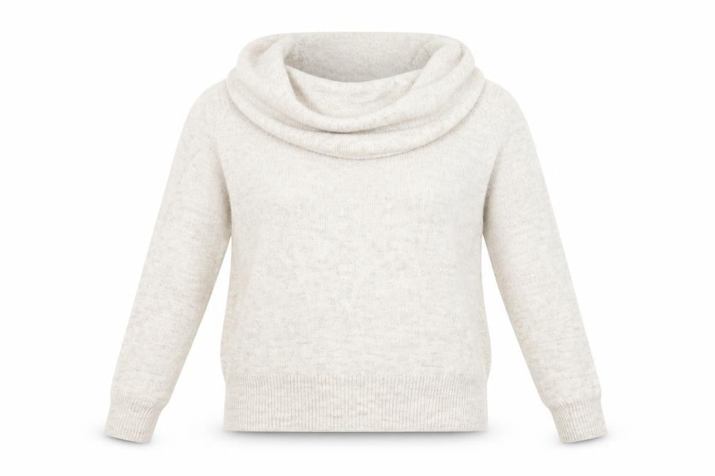 H&M Womens Beige  Knit Pullover Jumper Size XS