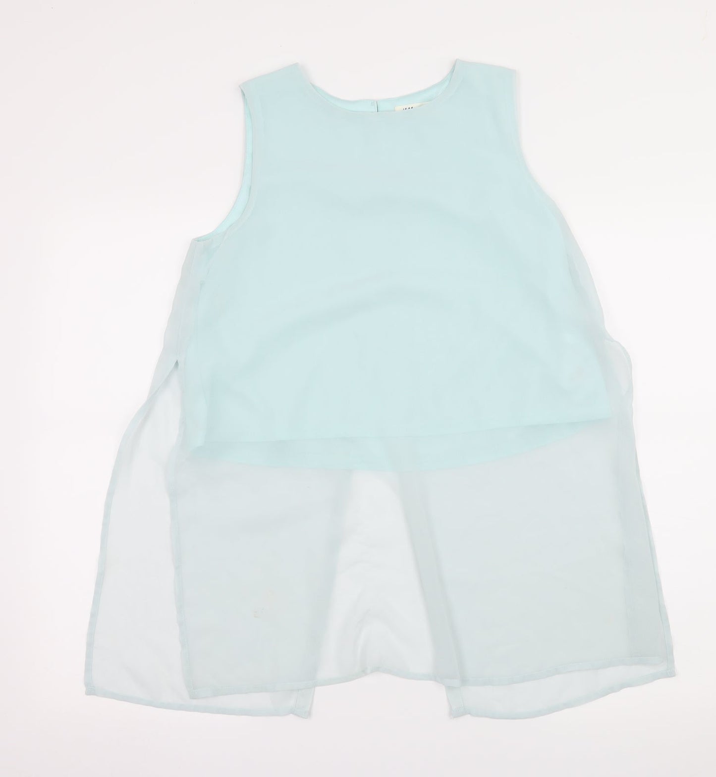 H&M Girls Blue  Chiffon Basic Blouse Size 14 Years