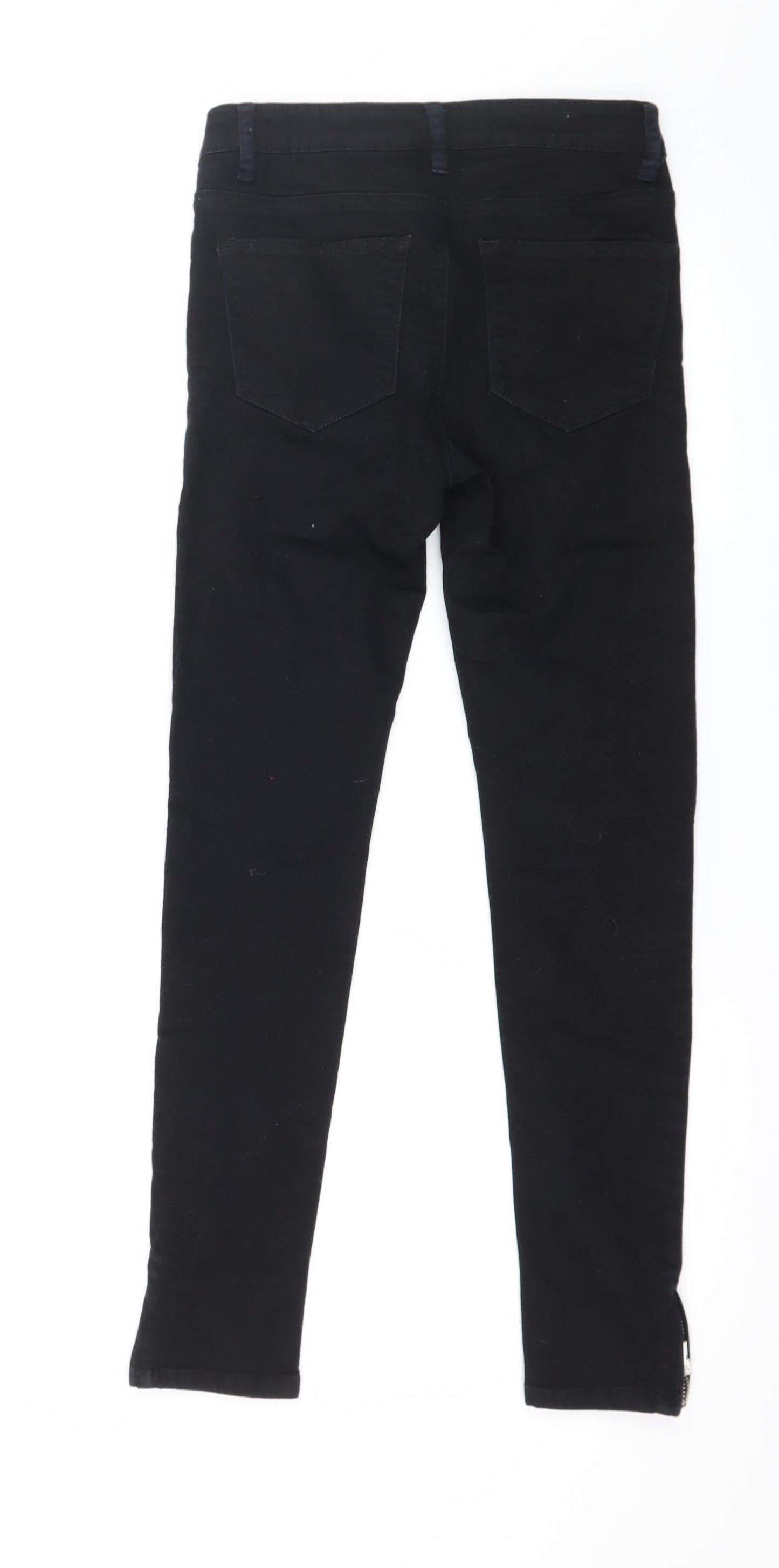 Denim & Co. Womens Black  Denim Skinny Jeans Size 6 L25 in