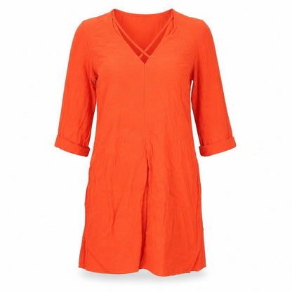 Atmosphere Womens Orange   Basic Blouse Size 8