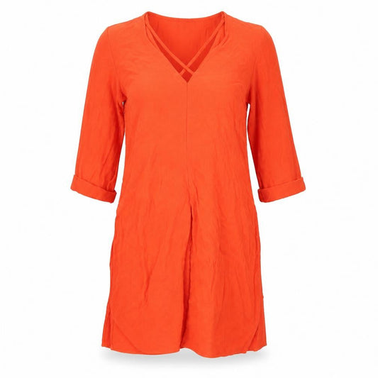 Atmosphere Womens Orange   Basic Blouse Size 8