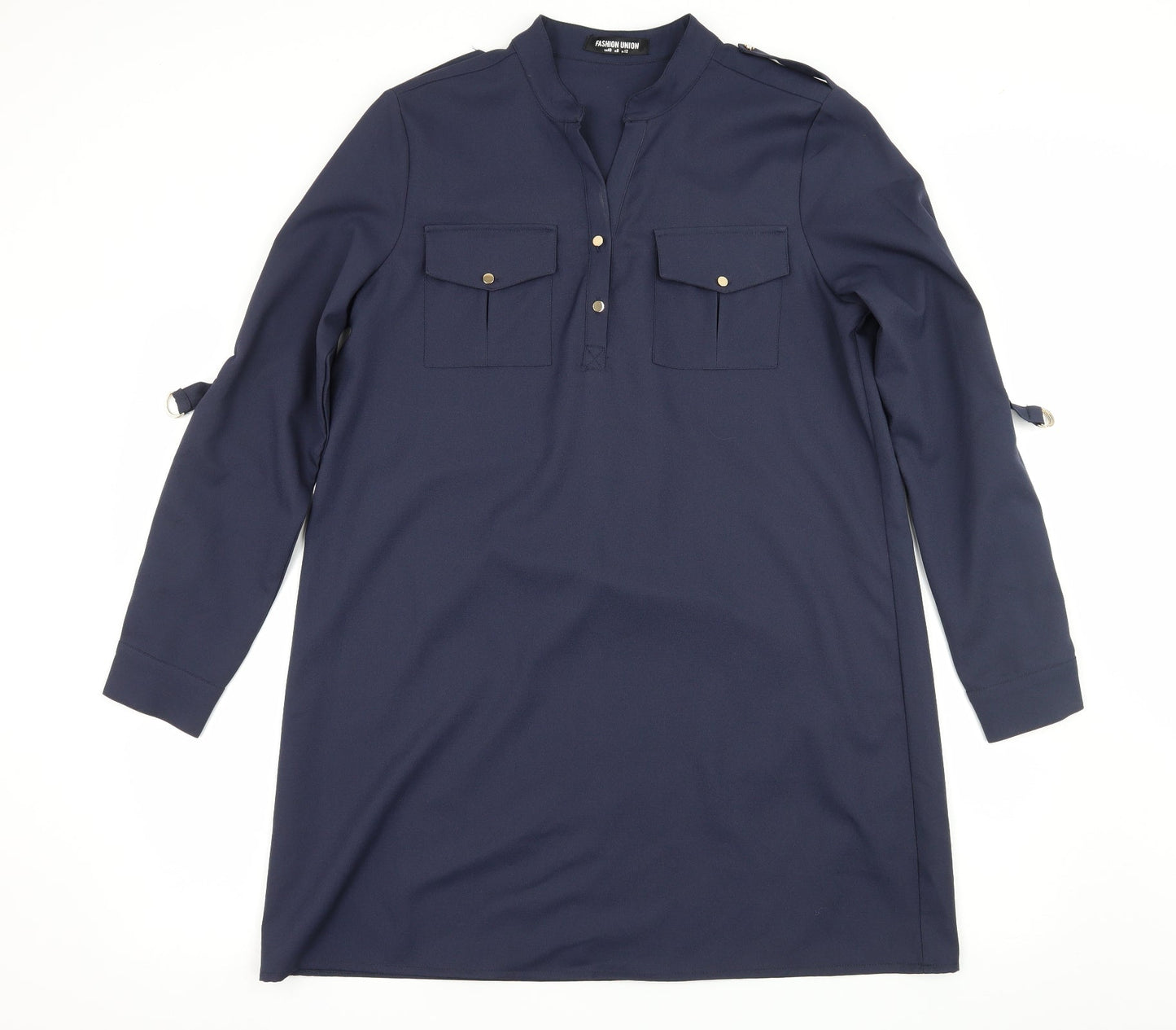 Fashion Union Womens Blue   Shift  Size 12