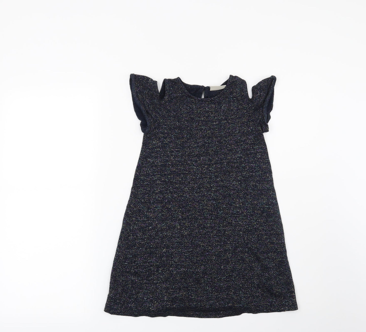 NEXT Girls Blue   Jumper Dress  Size 7 Years
