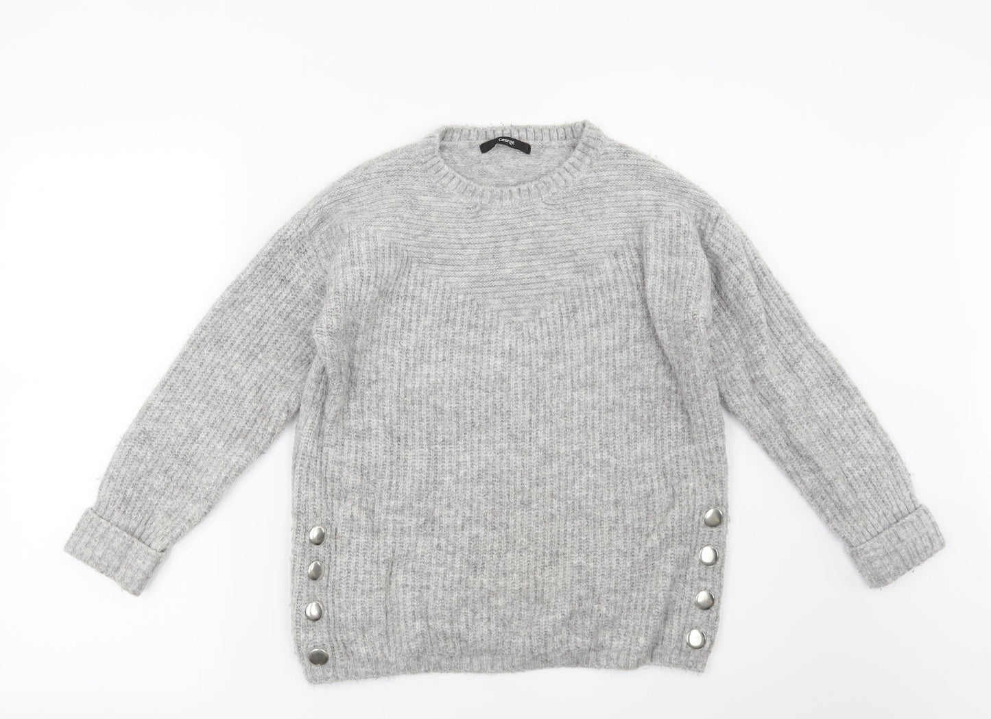 George Womens Grey   Pullover Jumper Size 8