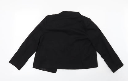 Preworn Womens Black   Jacket Blazer Size 10