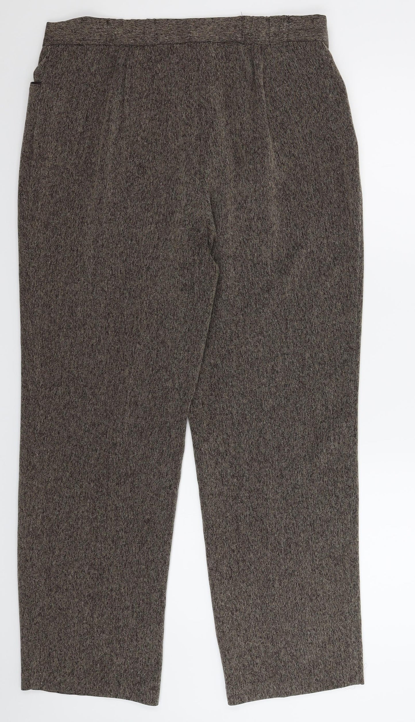 Marks and Spencer Womens Grey   Trousers  Size 14 L28 in