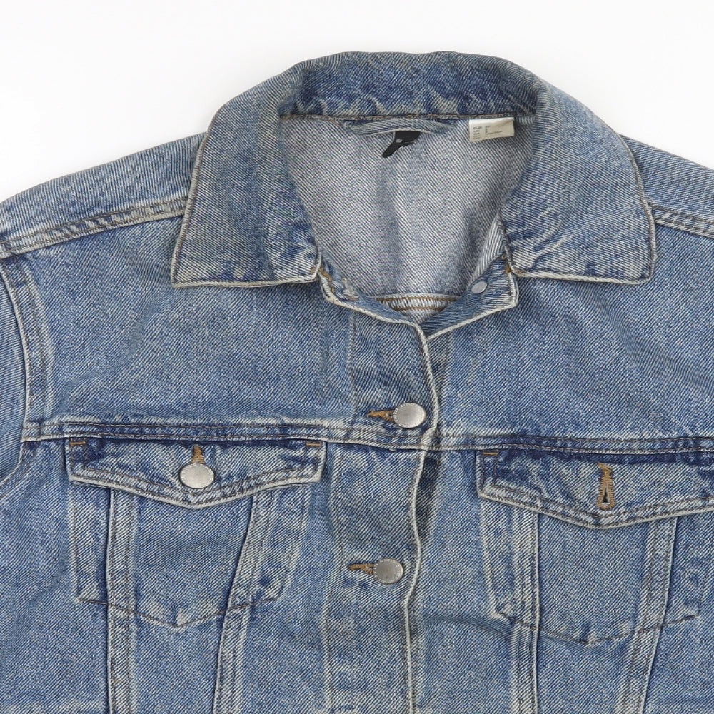 Divided Womens Blue  Denim Jacket  Size 6