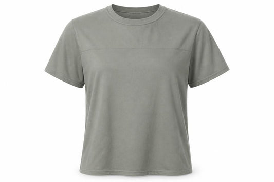 Baziic Womens Green   Basic T-Shirt One Size