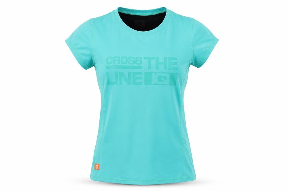 IQ Womens Green   Jersey T-Shirt Size S  - biking top