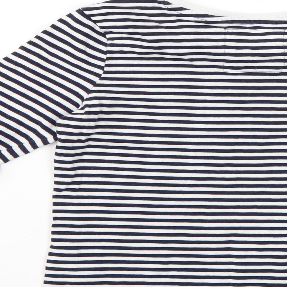 TU Boys Blue Striped  Basic Casual Size 6 Years