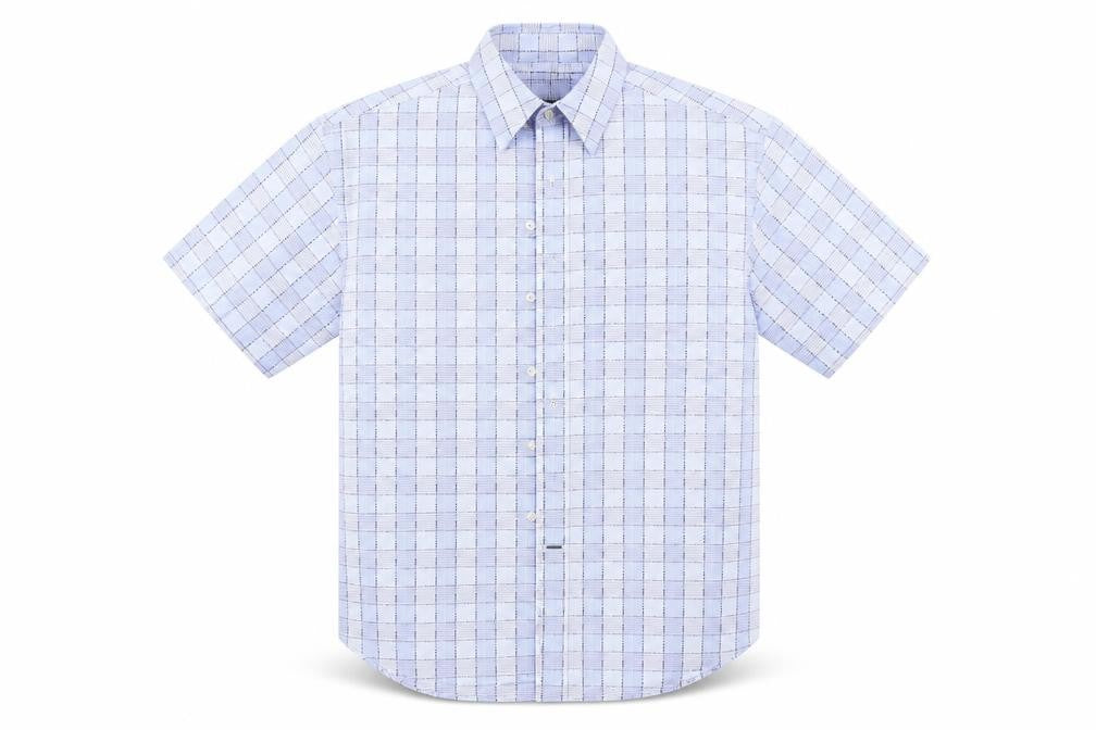 Wolsey Mens Blue Check   Button-Up Size M