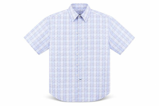 Wolsey Mens Blue Check   Button-Up Size M