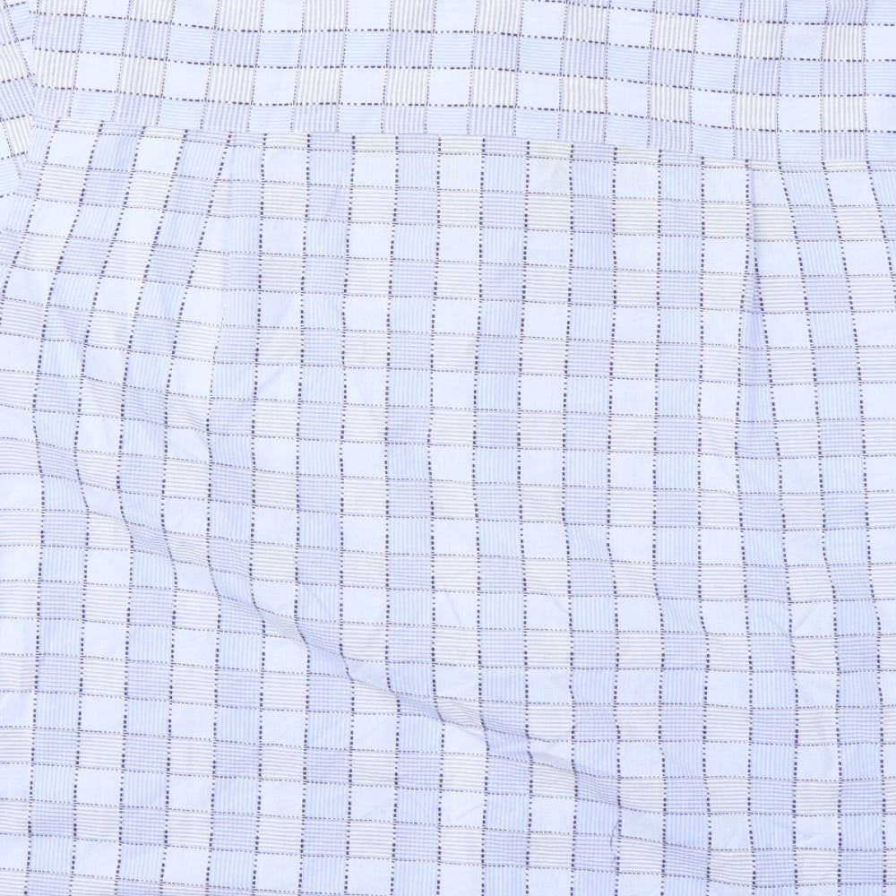 Wolsey Mens Blue Check   Button-Up Size M