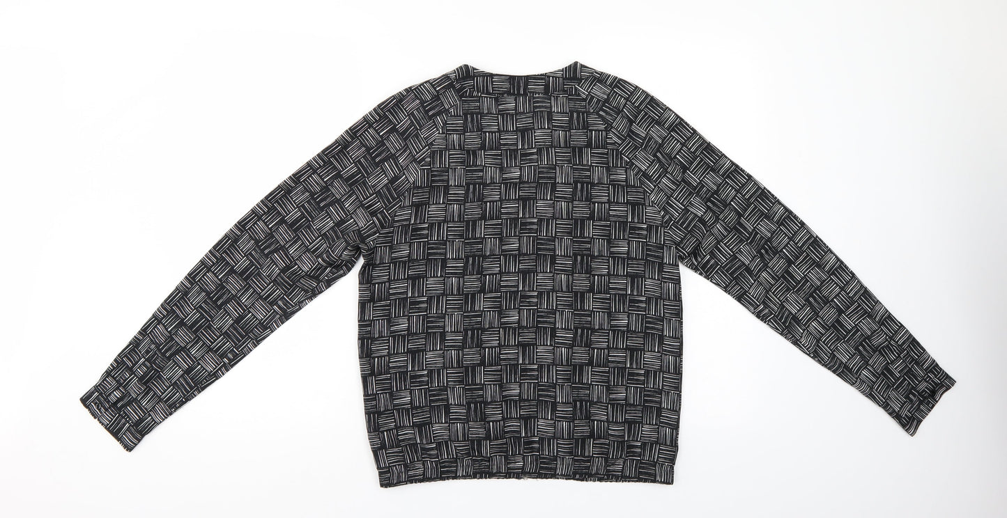 NEXT Womens Black Check  Jacket  Size S  - lightweight summer jacket