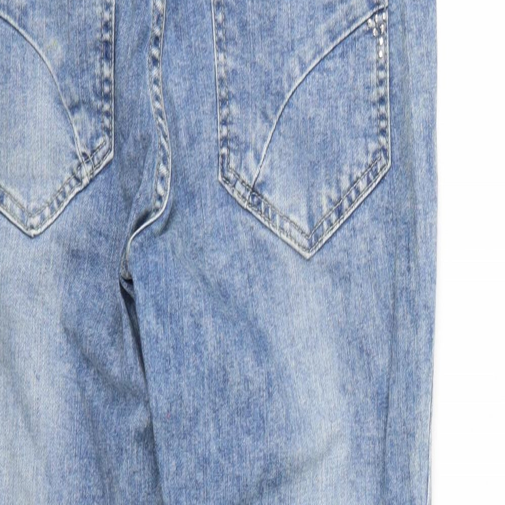 Select Denim Womens Blue  Denim Straight Jeans Size 12 L23 in