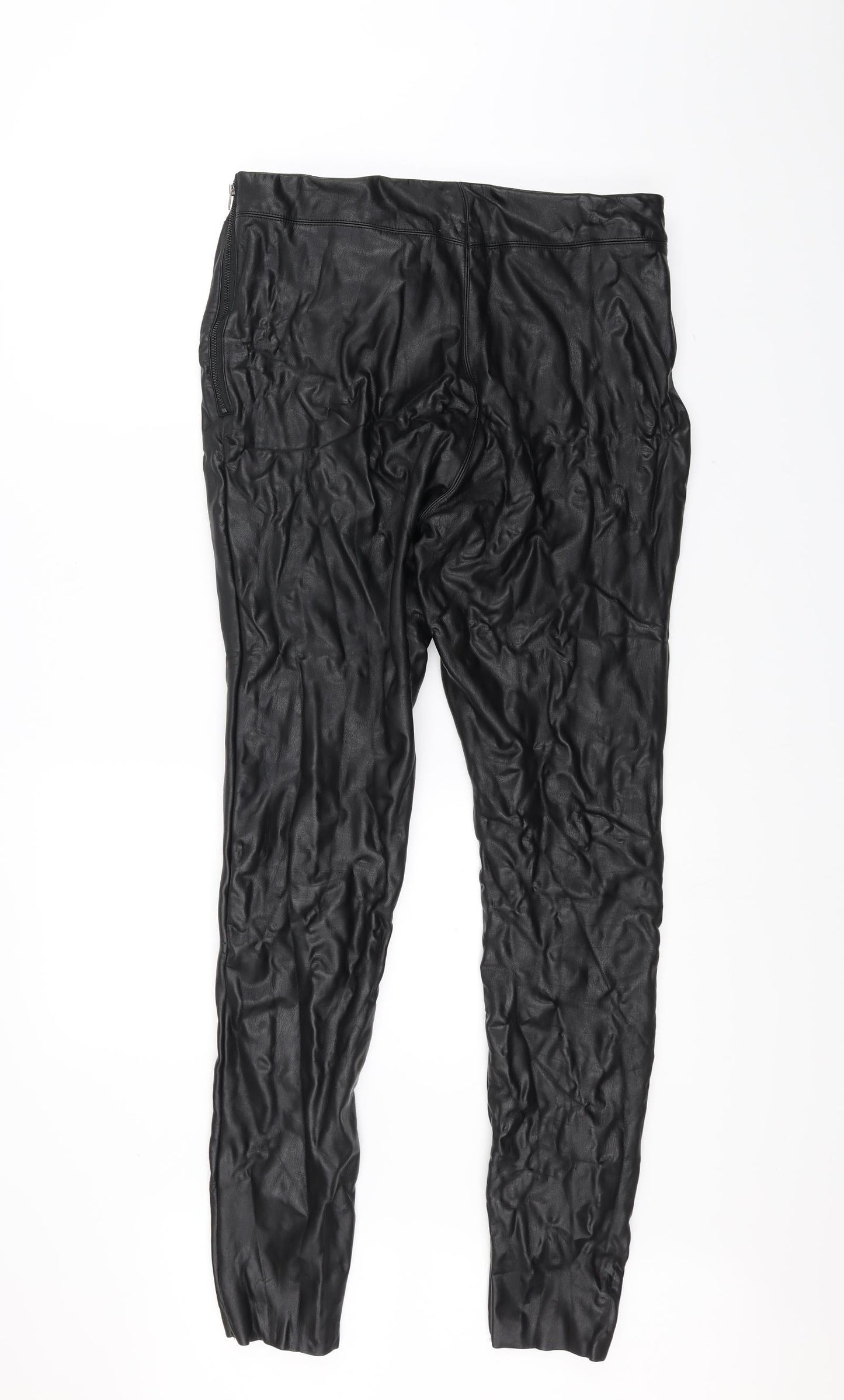 Topshop Womens Black   Trousers  Size 14 L29 in