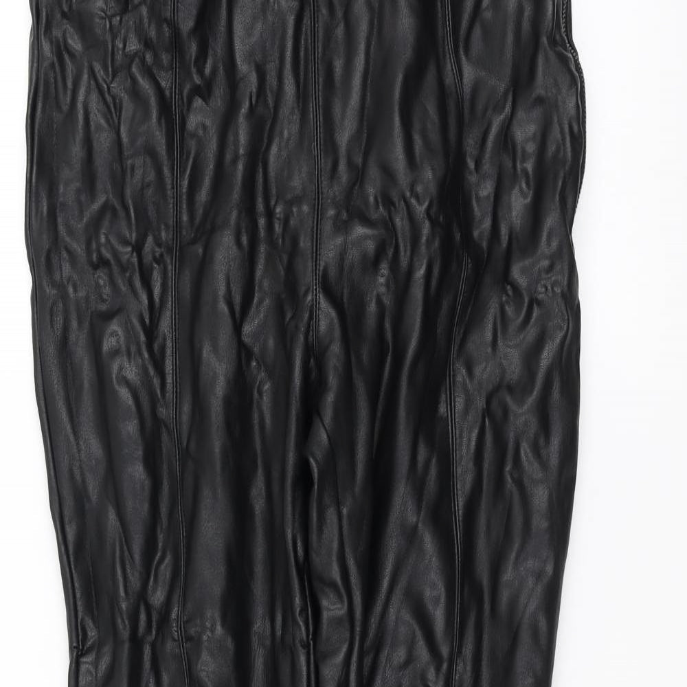 Topshop Womens Black   Trousers  Size 14 L29 in