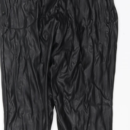 Topshop Womens Black   Trousers  Size 14 L29 in