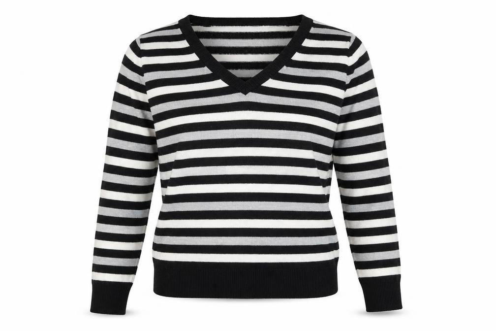 BHS Womens Blue Striped  Pullover Jumper Size 10