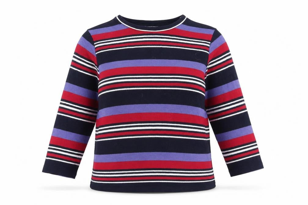 Damart Womens Purple Striped  Pullover Jumper Size 14