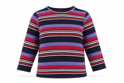 Damart Womens Purple Striped  Pullover Jumper Size 14