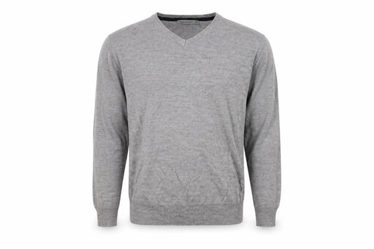Cedarwood State Mens Grey Knit Pullover Jumper Size S