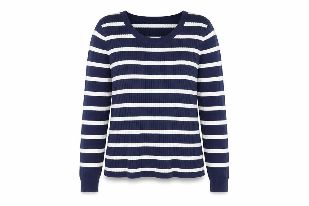 Gap Mens Blue Striped  Pullover Jumper Size M