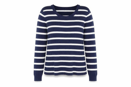 Gap Mens Blue Striped  Pullover Jumper Size M
